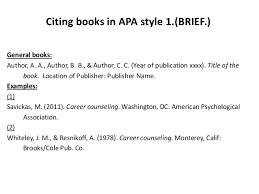 cite a book apa format example