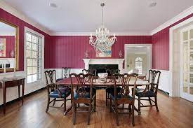 Anchor your dining room with an area rug that completes the look. 50 Red Dining Room Ideas Photos Home Stratosphere