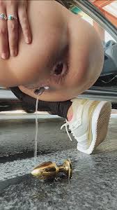 Gaping with some panty stuffing and public pissing! : rAnalGape