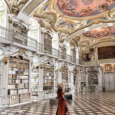 Admont abbey is a benedictine monastery located on the enns river in the town of admont, austria. Lovelylibrary Admont Abbey Stift Admont Austria Contains The Largest Monastic Library In The World As Architecture Baroque Architecture Beautiful Library