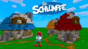 Ihr bietet hier auf ein. Minecraft Schlumpfe Bauanleitung Fur Ein Schlumpf Haus Youtube