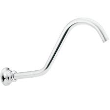 Thus, the s shower arm is made of brass and includes flange, plumbers' tape and screen washer. Moen Waterhill 14 In Shower Arm In Chrome S113 The Home Depot Shower Arm Moen Faucet Accessories