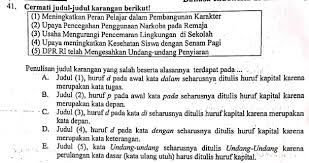 Penulisan kata terhadap dalam judul karya ilmiah. Contoh Soal Perbaikan Penulisan Judul Karangan Dan Pembahasan Soal Un Tahun 2019 Zuhri Indonesia