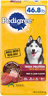 Amazon Com Pedigree High Protein Adult Dry Dog Food Beef And Lamb Flavor Dog Kibble 46 8 Lb Bag Everything Else