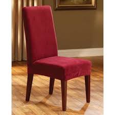Free delivery and returns on ebay plus items for plus members. Overstock Com For Sure Fit Stretch Pique Short Dining Room Chair Cover Cream Accuweather Shop