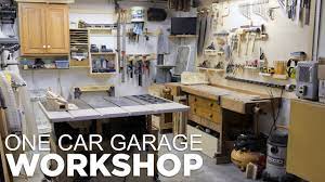 Your garage workshop design is crucial before setting everything up. One Car Garage Workshop That Still Fits A Car In The Garage Youtube