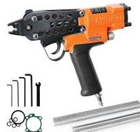 K-SC760 16 Gauge 1/2-Inch Hog Ring Gun, 3.0-4.8mm Closure Diameter  Pneumatic Hog Ring Tool, Automatic Hog Ring Plier, Hog Ring Tool for  Fencing, Cages ...