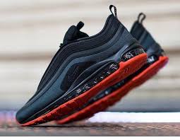 Authentic Nike Air Max 97 Black Orange Ah9943 001 Running Shoes Men Sz Sneakers Nike Air Max Sneakers Fashion Sneakers Men