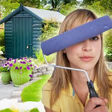 Shed painting made easy