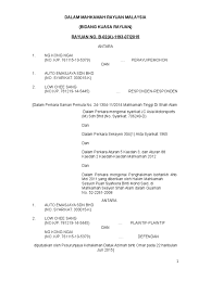 A0692959) dan perayu millennium medicare services responden (no. Notis Usul Draft Malay Perlanjutan Masa