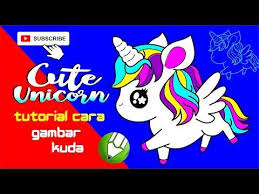 Unicorn adalah sebuah makhluk mitologis yang berwujud seekor binatang kuda berwarna putih dengan sebuah. Tutorial Cara Gambar Kuda Poni Unicorn Sangat Imut Youtube Gambar Kuda Cara Menggambar Kuda