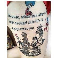 Apr 10, 2021 · reflect on the places you'll go on may 1, john cena and astronaut scott kelly will lead a global graduation party for the class of 2020 with the dr. 37 Dr Seuss Tattoos Ideas Tattoos Seuss Dr Seuss