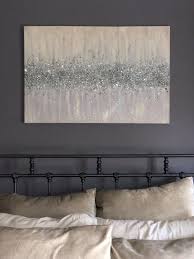 Black And Silver Glitter Wall Art Diy Zgallerie Glitter Canvas Art Canvas Art Wall Decor Glitter Wall Art Diy Canvas Art