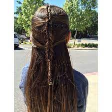 Lord Of The Rings Elf Inspired Hair Done By Raenen Hansen Liked On Polyvore Featuring Accessories Hair Accessories A Elf Hair Elvish Hairstyles Hair Styles