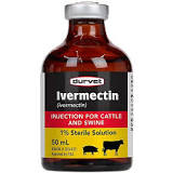 Durvet Ivermectin Injection 1% Sterile Solution Livestock ...