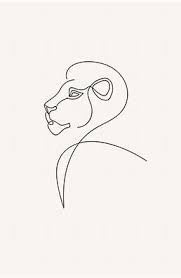 Close up of animal footprints and tail marks on the dry sand drawing a vertical curved line. Minimal Line Drawing Lion Bing Images Line Drawing Tattoos Lion Art Tattoo Line Art Tattoos