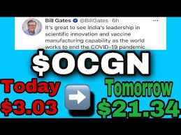 Stay up to date on the latest stock price, chart, news, analysis, fundamentals, trading and investment tools. Ocgn Stock Breaking News Predictions And Price Target Bill Gates Involved Youtube