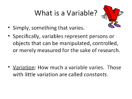 Discrete variables may be initialized when declared, and initially take the value of x if not initialized. Independent And Dependent Variables