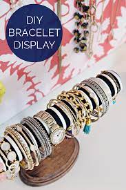 10 Impressively Stylish Mod Podge Crafts Diy Display Jewellery Storage Diy Bracelets