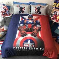 See more of captain america bed well on facebook. Avengers Captain America Bedding For Kids Bedroom Decor Twin Size Comforters Queen Quilt Duvet Covers Boys Coverlet Blue Cartoon Bedding Sets Aliexpress