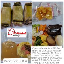 .segar & sup matahari, solo: Al Maidah Catering Home Facebook