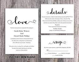 Wedding Invitation Template Download Printable Wedding Etsy In 2021 Diy Wedding Invitations Templates Wedding Invitation Templates Wedding Invitations Diy
