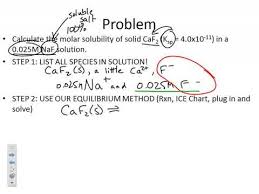 Equil 4 Common Ion Problems Youtube