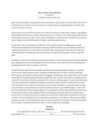 For argumentative articles, the summary How To Write Summary Of Article What Needs To Be Included In A Summary Of An Article