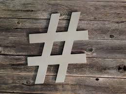 Hashtag Wooden Typography Characters Wooden Etsy Wooden Typography Letter Wall Letter Wall Art