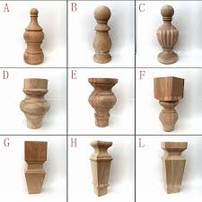 Cilindrica De Madera Cabina De Piernas Mesa De Pie De Madera Maciza Europea Bola Cilindrica Pie Taburete Mueb Wood Furniture Legs Furniture Legs Furniture Feet