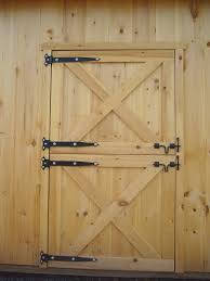 The door will be prepared with the double bore hole, latch bore and latch plate mortise for a dead bolt. Barn Door Construction How To Build Sliding Barn Doors