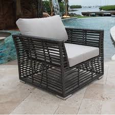 Panama Jack Graphite Patio Chair With Cushions In 2020 Patio Chairs Deep Seating Chair Outdoor Patio Chairs
