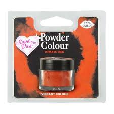 rd powder colour tomato red