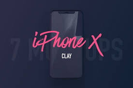 Iphone mockups psd & sketch. 7 Most Popular Iphone X Clay Mockups Video Marketing Iphone Mockup Web Trends
