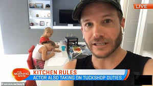 Home and Away star Luke Jacobz is homeschooling his four nieces and nephews  while in isolation