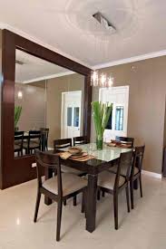 Mirrors In The Dining Area Condo Interior Design Dining Room Design Dining Room Small