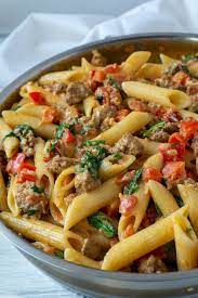 Creamy Italian Sausage And Tomato Pasta Foodtasia Recipe Italian Sausage Recipes Sausage Dishes Sausage Pasta Recipes
