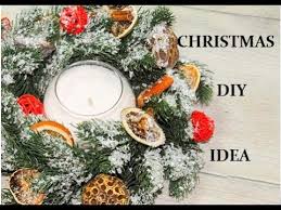Christmas Decor Diy Christmas Wreath Christmas Wreath Diy Wreath Making Candle Wreath Youtube