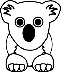 All you need is photoshop (or similar), a good photo, and a couple of minutes. Koala Bear Coloring Page