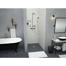 Top 13 shower pans (for those in a hurry). Redi Free Made For Tile Molded Polyurethane Shower Base 46 In W X 37 In L With Center Drain Lowes Com Shower Base Shower Pan Neo Angle Shower