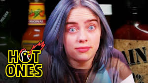 Hot Ones" Billie Eilish Freaks Out While Eating Spicy Wings (TV Episode  2019)
