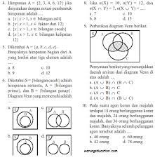 Savesave soal himpunan kelas vii for later. Kunci Jawaban Matematika Kelas 7 Semester 1 Tentang Himpunan Jawaban Matematika Buku Paket Kelas 7 Ayo Kita Berlatih 2 3 Hal 131 No 6 7 8 Dan 9 Brainly Co Id Latihan Soal Dan Kunci Jawaban Serta Cata Pembahasan Bhineka Karya