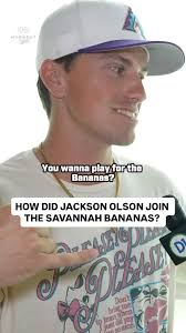Jackson Olson got a call from Savannah Bananas’ owner Jesse Cole while he  was at the MCWS three years ago 🤯