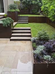 Stairs In The Garden Are Designed To Overcome Differences In Height But At The Same Time To Be An Integral Part Of T Garden Stairs Garden Design Modern Garden
