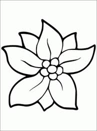 The poinsettia is the most popular and 4. Christmas Flower Coloring Page Coloring Pages Flower Coloring Sheets Easy Coloring Pages Printable Flower Coloring Pages