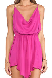 Indah Tahani Cocktail Dress In Neon Pink Fashion 80s Fashion Revolve Clothing