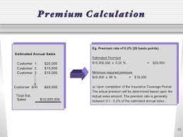 (1) net premium and (2) gross premium. Insurance Premium Calculation Youtube
