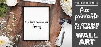 Accented with a global inspired style, the wall decor is burnished with a gray finish. Rustic Kitchen Decor Printable Downloadable Wall Art This Kitchen Is For Dancing Prints Art Collectibles Kromasol Com