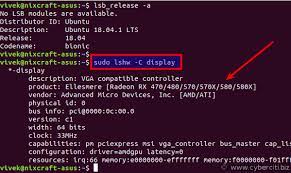 Linux Find Out Video Card Gpu Memory Ram Size Command - Nixcraft