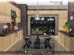 Juglans kitchen • sims 4 • download free and quality custom content for the sims 4 and the sims 3 | furniture sets and single objects. Industrial Kitchen By Simcredible At Tsr Sims 4 Updates